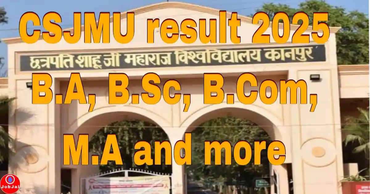 CSJMU result 2025