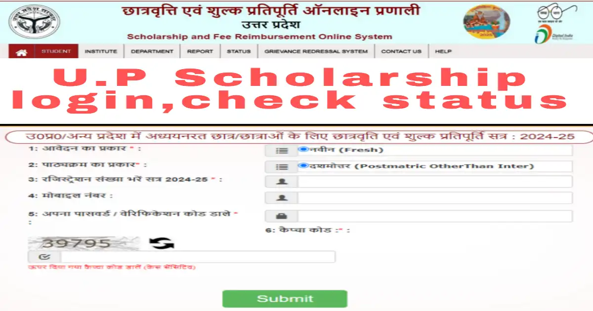 Up scholarship status